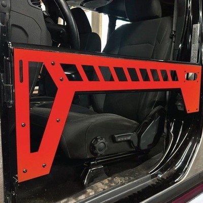 For Jeep Wrangler 18-26 Steinjager Jagerdoor Red Baron Front Trail Doors