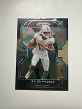 2021 Panini Chronicles Prizm Black Jaylen Waddle RC #PB-10 Silver Prizm Dolphins