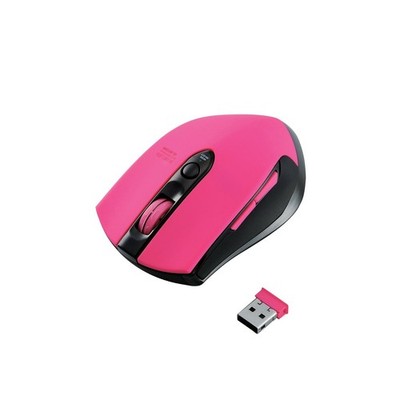 ELECOM Wireless BlueLED Mouse 5Button Touch Emulator [Windows 8 Compatible] Pink