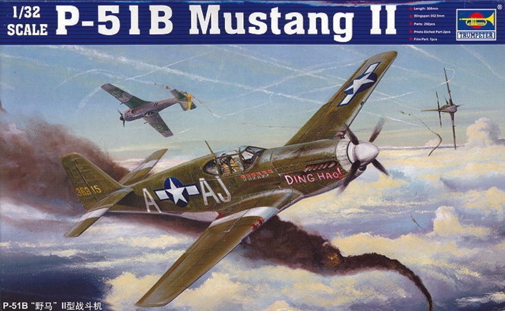 Trumpeter 02274 P-51B Mustang II in 1:32 Bausatz Neu+OVP - Bild 2