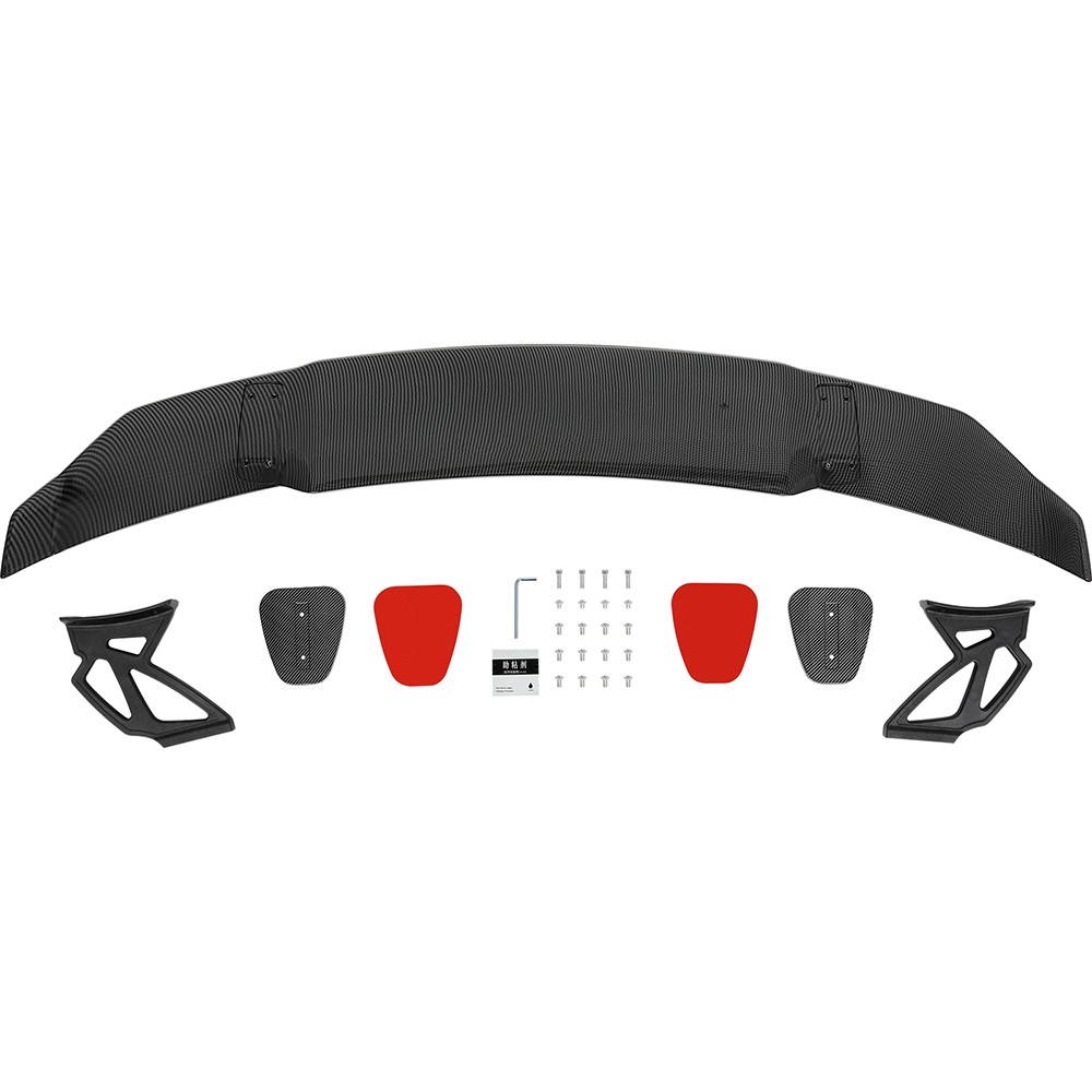 55" Carbon Fiber GT-Style Rear Trunk Wing Spoiler Lip For Lamborghini Huracan