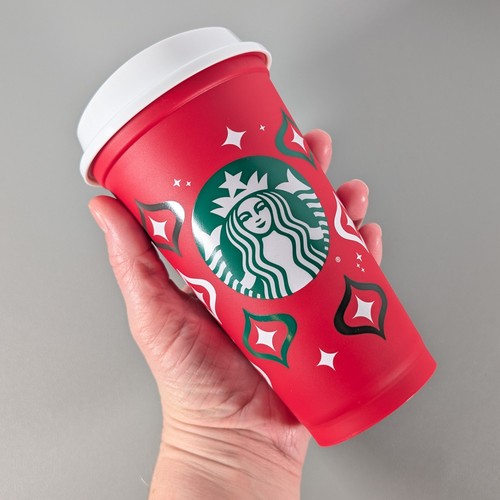 Starbucks Red Cup Day 2023 - Grande Reusable Cup | 16 oz. Plastic Travel Mug - Afbeelding 10 van 10