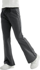 Rolanko Girls Bootcut Jersey Sweatpants Flared Pull On Trousers Joggers