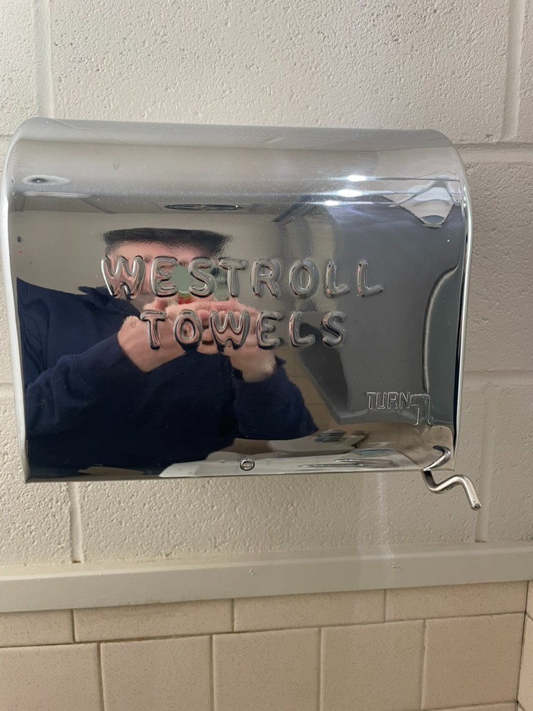 Vintage Westroll Paper Towel Dispenser MCM Bathroom mid century modern