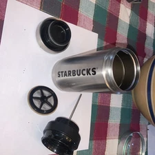 STASRBUCKS Coffee French Press Tumbler,  Stainless 10oz Travel Mug