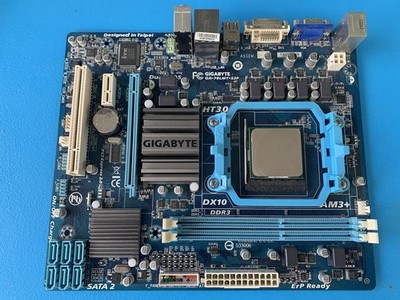 GigaByte GA-78LMT-S2P AMD 760G M-ATX Motherboard AM3+ DDR3 DVI tested