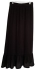 Pleione Black Skirt w Ruffle Hem & White Drawstring – Sz S — photo 2