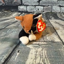 Vintage Ty Beanie Babies 1996 "Chip" the Calico Cat Style 4121 Plush Toy