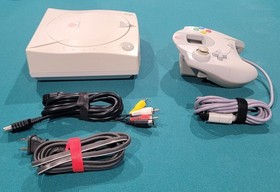 🕹Dreamcast Region Free  NEW battery & fuse🔥ALL NEW CAPACITORS! S-vid Complete 