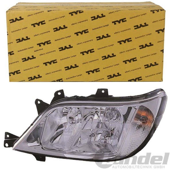 TYC Hauptscheinwerfer H7/H1 Rechts Passend FüR Ford Transit V363 2.0 - 2.2 Tdci-image