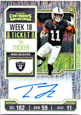 2023 Contenders TRE TUCKER RC Auto #11/18!!! Raiders