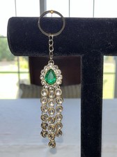 Luxury Shiny Crystal Rhinestone Charms Keychain Car Bag Pendant for Women
