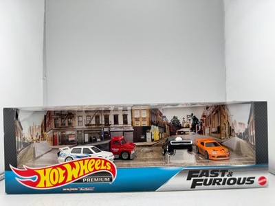 Hot Wheels Fast & Furious Premium Set VW Jetta Toyota Supra Dodge Charger New
