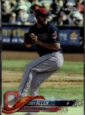 2018 Topps Chrome #161 Cody Allen Refractor