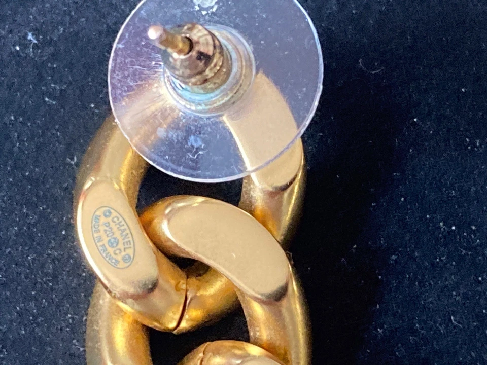 ORIGINAL Chanel Coco CC Ohrstecker Ohrringe - Bild 2 von 4