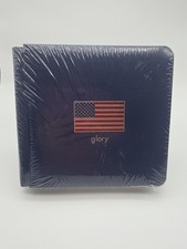 Creative Memories 7x7 Scrapbook Album  GLORY  Navy Blue Flag Cover NEW