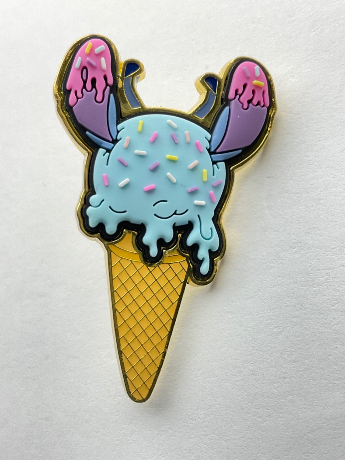 Loungefly Ice Cream Cone Double Texture Lilo and Stitch Disney Pin G2