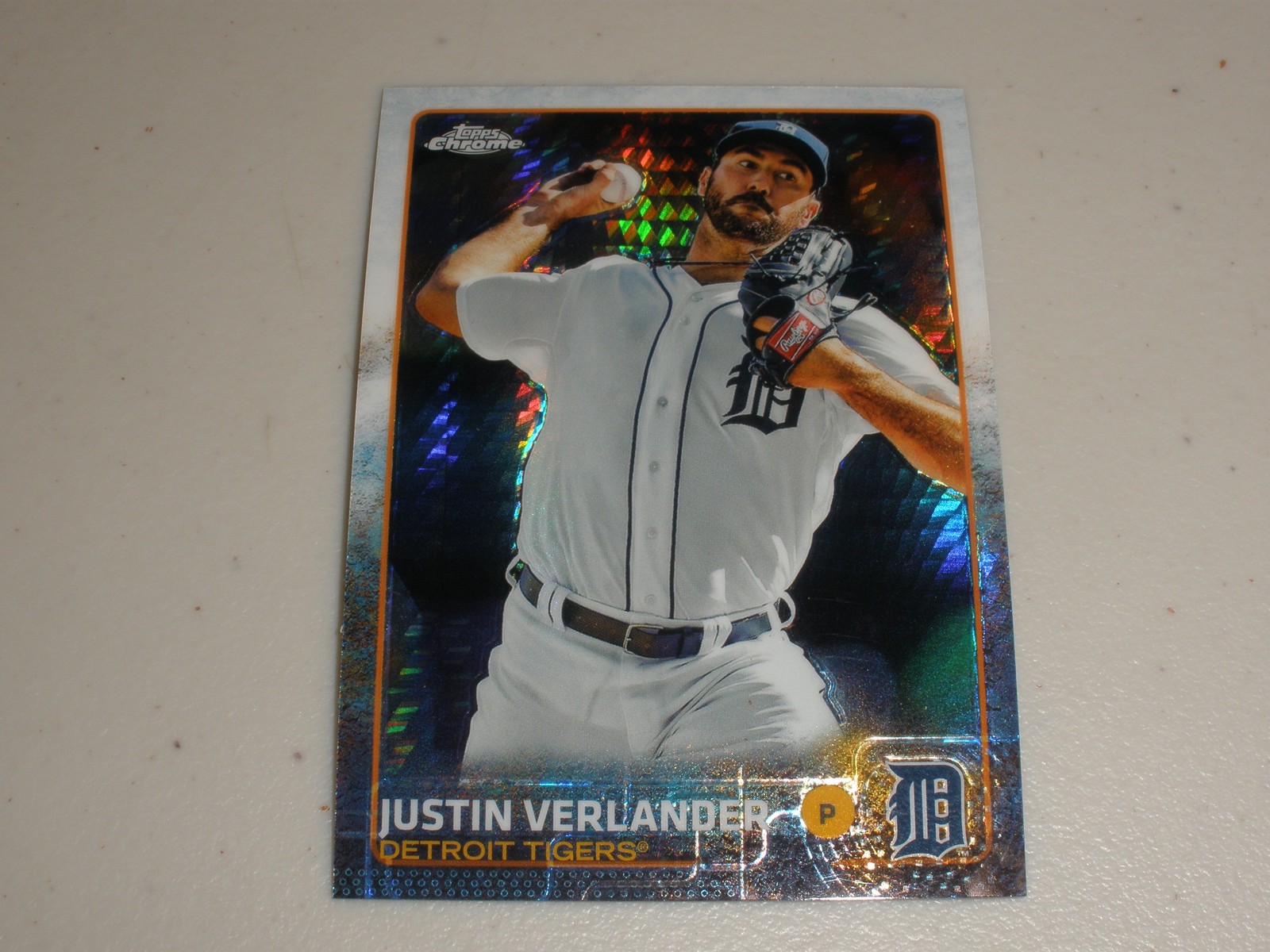 2015 Topps Chrome Prism Refractor #191 Justin Verlander