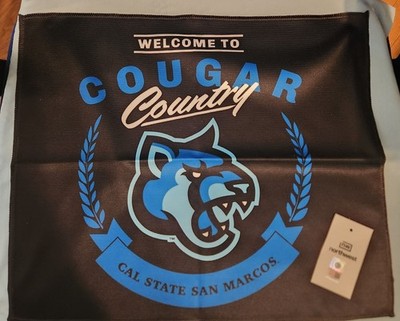 Cal State San Marcos Cougar Country Fan Towel-15x18 NWT