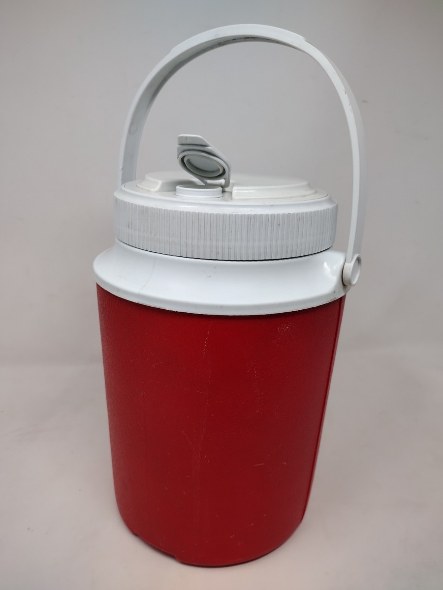 Vintage Rubbermaid/Gott 1/2 Gallon Water Beverage Cooler Jug 2