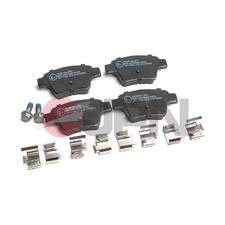 Satz Bremsbeläge Bremsklötze hinten für Peugeot 207 WA CC WD SW WK | 23964913