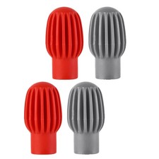 4 Pcs Drum Dampener Replacement Drumstick Tips Silicone Mute Accessories