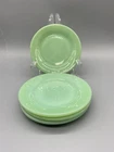 1948-1960's Fire King Oven Ware Jadeite Restaurant  5.5" Bread Plates Set of 4