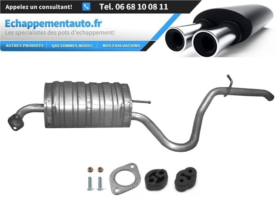 Échappement Hyundai i30 1.4 1.6 break silencieux arrière acier d'origine 2008 2009 2010