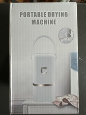 Portable Drying Machine, Compact Dryer Machine for Apartment White