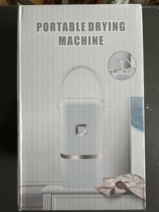 Portable Drying Machine, Compact Dryer Machine for Apartment White