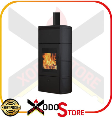 Edilkamin Flamma Vaso Aperto Holz-Thermostufe, Keramik, 14,2 kW, MPN 814510