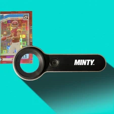 Mr. Minty Trading Card Magnifier – 10x with Dual LED White Light & Black Light
