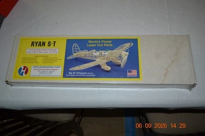 Factory Sealed Herr Engineering Scale Rubber Powered Ryan S-T Kit # K-104 - Bild 1 von 4