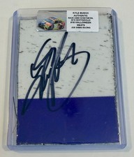 2019 Kyle Busch M&M's Halloween Martins Signed Race Used 2x3 Sheetmetal Piece #1