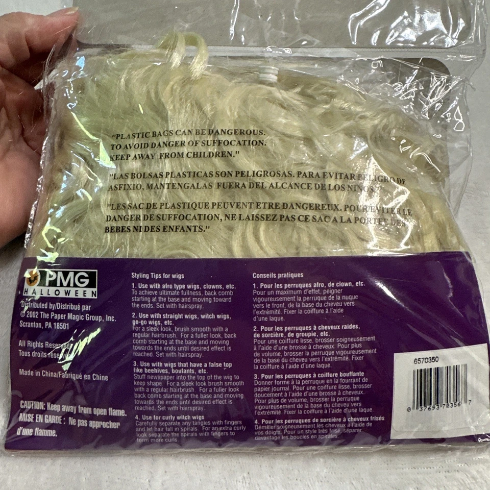 Perucas de Halloween PMG estrela de cinema de luxo - Imagem 2 de 4