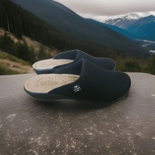 Fly Flot Anatomic Anti-Shock Mules Size US 8.5 EU 40 Slip On Shoes Black NWOB