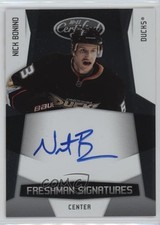 2010-11 Certified Freshman Signatures 819/1299 Nick Bonino #171 Auto rp9