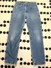 Wrangler Vintage Jeans 30x33 Faded Denim Straight Leg Southwestern Workwear 90s