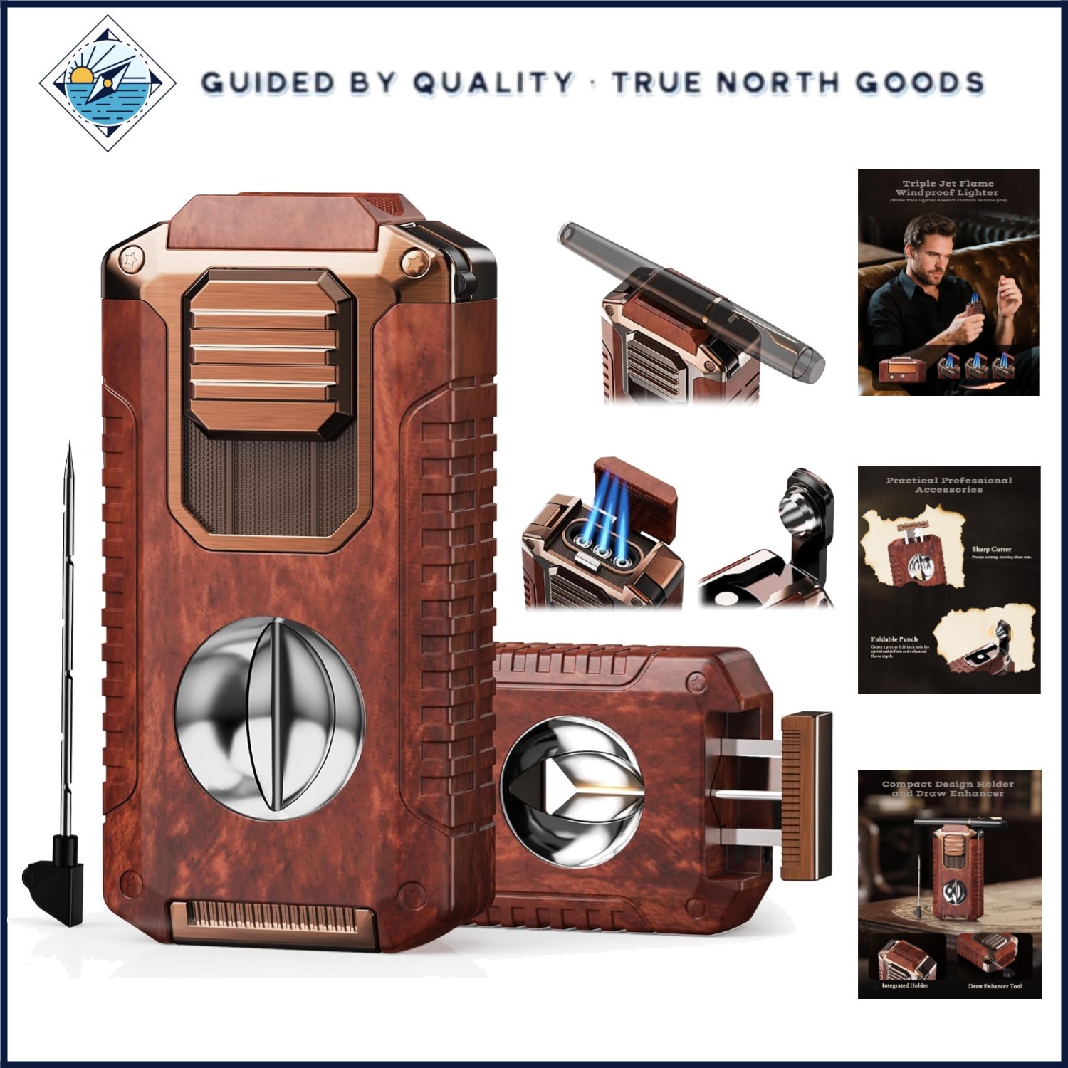 With Windproof Flame And Precision Accessories