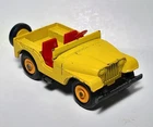 Vintage Matchbox Lesney 1-75 Series #72 Jeep CJ in Yellow w/Black Base