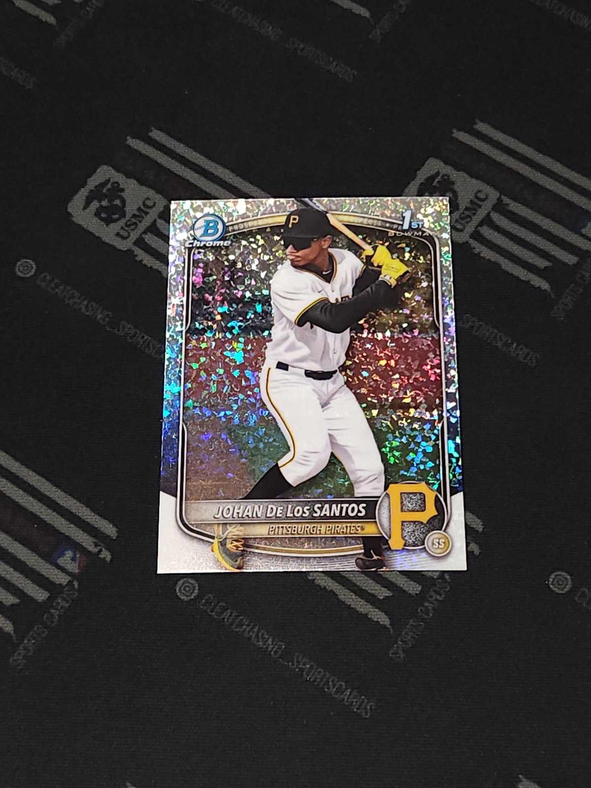 2025 Bowman Chrome Johan De Los Santos Mini Diamond Refractor BCP-163
