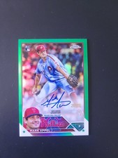 2023 Topps Chrome Mark Appel #RA-MAP Green Refractor /99 Rookie RC Auto