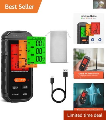 Energy-Efficient EMF Detector with One-Hand Operation for Quick Measurements