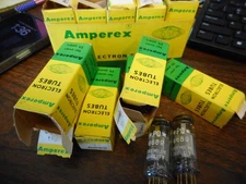 6689 E83F Amperex PQ NOS NIB Audio Recr Preamplifier Vacuum Tube Tested 11 EACH