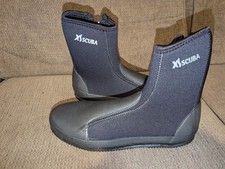 XS Scuba Deluxe Zipper Boots 6.5mm Size 11 Scuba Diving Boots New