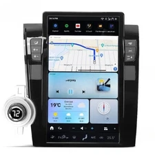 13.6" Tesla Style Vertical Screen Car Gps Navigation For Toyota Tundra 2007-2013