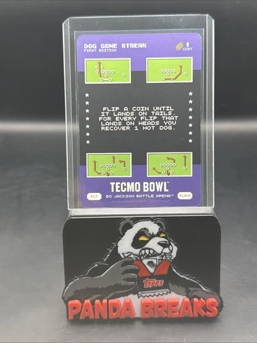 2026 Bo Jackson Battle Arena Tecmo Dog Gone Streak SSP Super Short Play #PL7