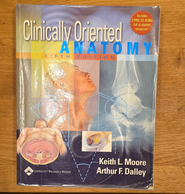 Lippincott Williams & Wilkins Clinically Oriented Anatomy 5th Ed. + 2 CD-ROMs