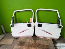 99 Jeep Wrangler Tj Lj Oem Full Hard Doors W Door Panels Mirrors White 97-06 99 Jeep Wrangler Tj Lj Oem Full Hard Doors W Door Panels Mirrors White 97-06
