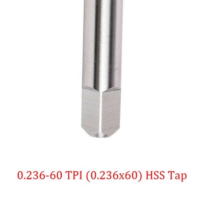 TPIS HSS Gewindebohrer mit Koffer - 1911 Griff 0,236-60 TPI 3 Flöten 5 mm (0,2